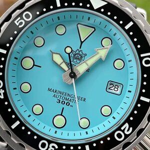 STEELDIVE Classic Watch For Men Super Luminous, Ceramic Bezel 300M Waterproof
